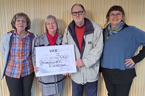 Erlös des Erntedankfestes gespendet